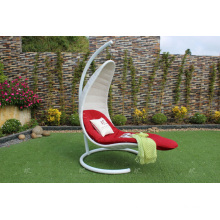 Classy Polye Rattan Swing Chair For Outdoor Garden Patio Wicker Furniture